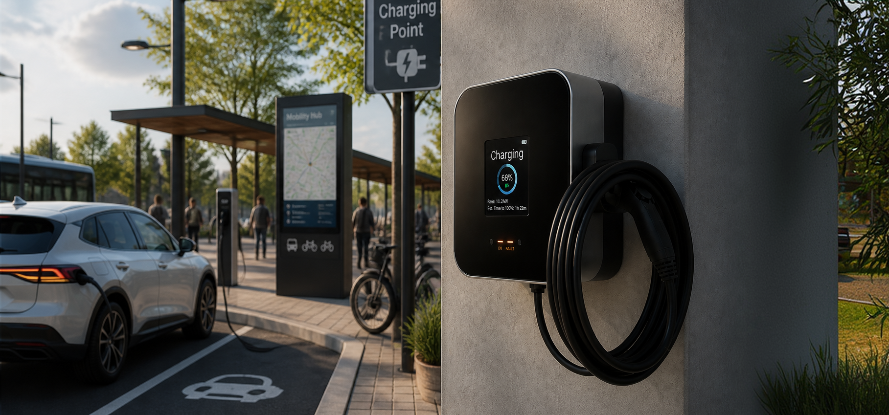 Public charging space