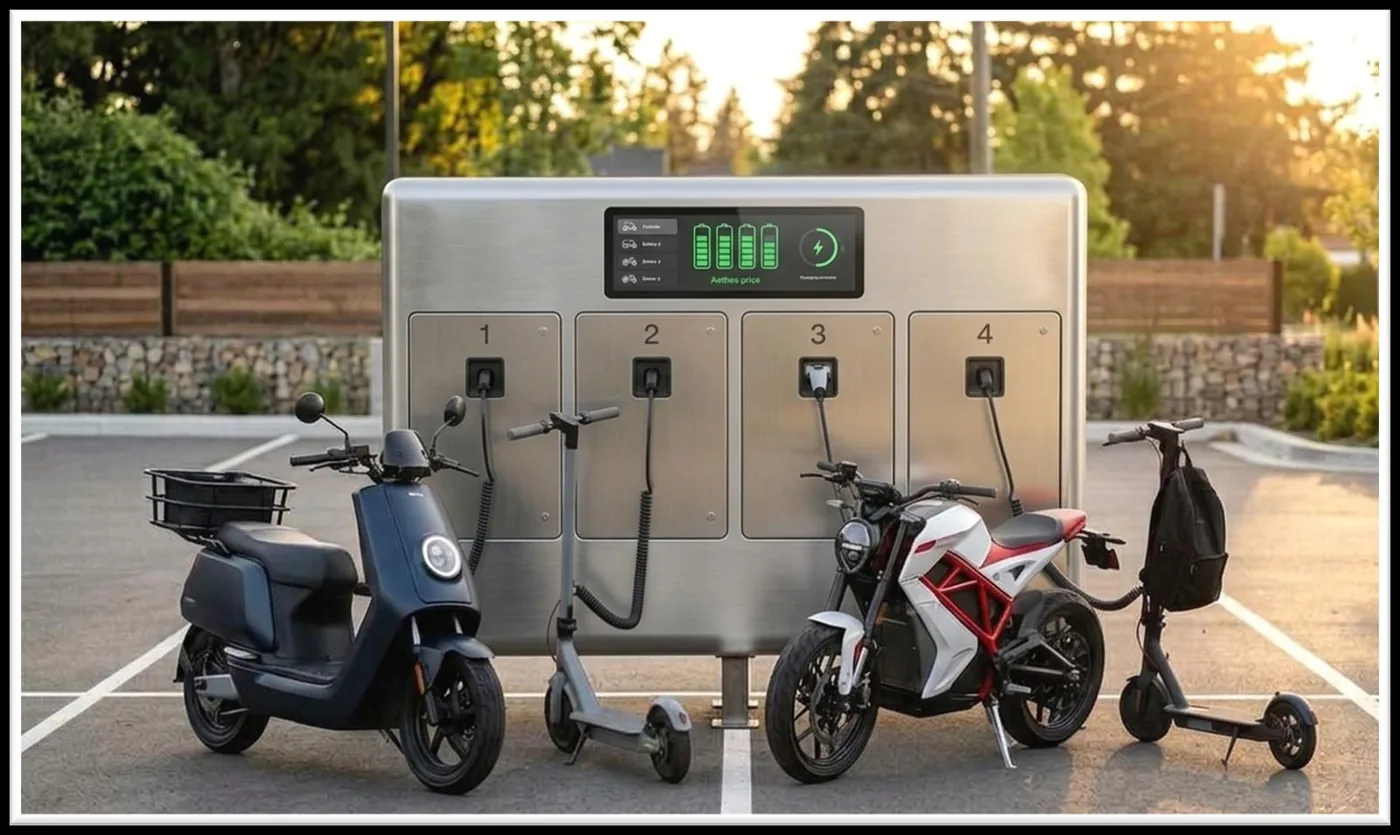 Multi-Bike Charging Station main view
